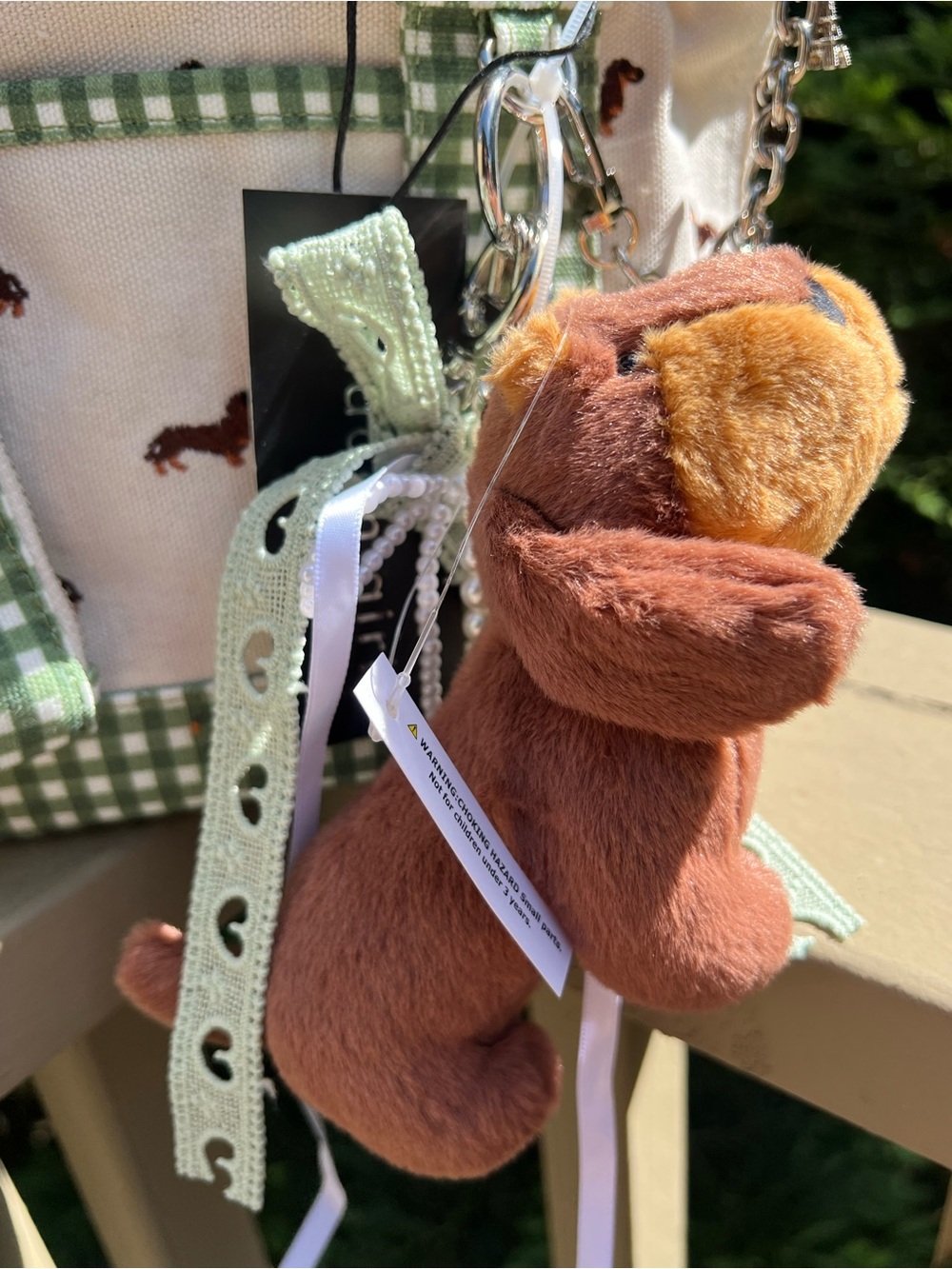 Madden Girl Dachshund Doxie Viral Mini Tote Bag - Picture 6 of 8